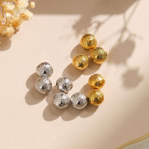 Stainless Steel Beads, 304 Stainless Steel, Round, plated, DIY 