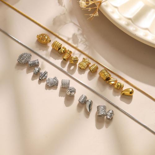 Stainless Steel Beads, 304 Stainless Steel, Vacuum Ion Plating, DIY 