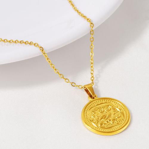 Collar de Acero Inoxidable, acero inoxidable 304, con 5CM extender cadena, Esférico, chapado, para mujer, más colores para la opción, longitud:40 cm, Vendido por UD