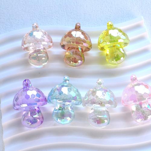 Plaqué Acrylique Pendentifs, champignon, DIY, plus de couleurs à choisir Environ 2.9mm Vendu par sac[