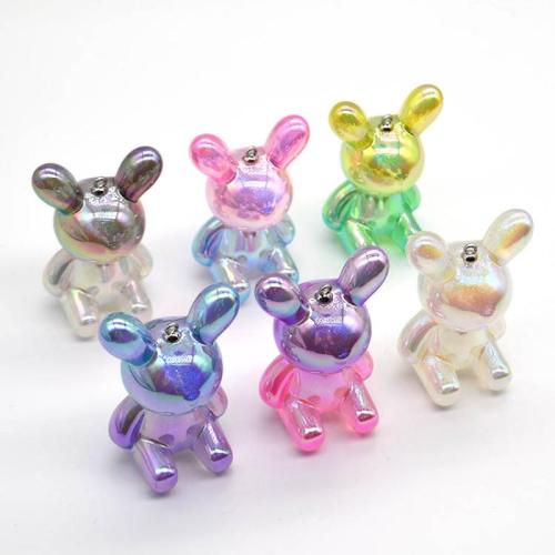 Plaqué Acrylique Pendentifs, lapin, DIY, plus de couleurs à choisir Vendu par PC[
