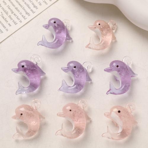 Animal Lampwork Pendants, Dolphin, DIY [