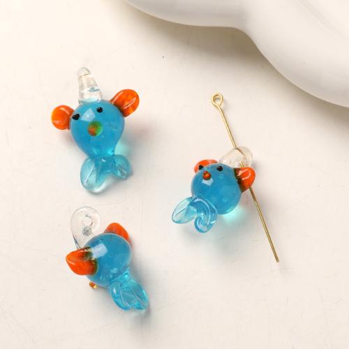 Pendentifs artisanaux au style murano, chalumeau, DIY & modèles différents pour le choix, plus de couleurs à choisir Vendu par sac[