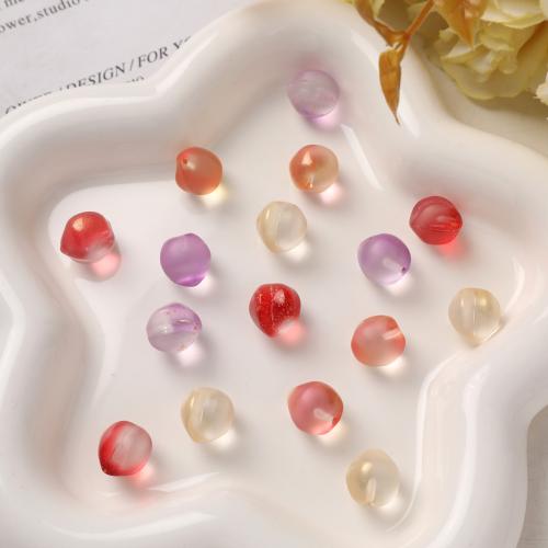 Wunder-Glasperlen, Glas, Pfirsich, DIY, keine, 12x12mm, 100PCs/Tasche, verkauft von Tasche
