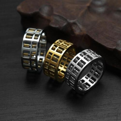 Anillos de Acero Inoxidable, acero inoxidable 304, Recubrimiento iónico al vacío, unisexo & diferentes estilos para la opción, más colores para la opción, Vendido por UD