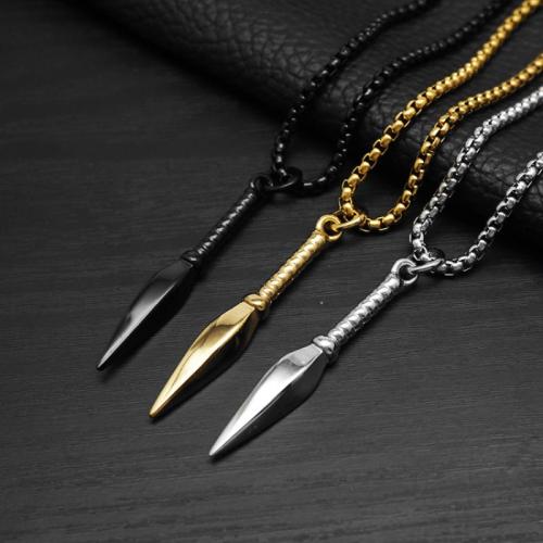 Collar de Acero Inoxidable, acero inoxidable 304, Recubrimiento iónico al vacío, diferentes estilos para la opción & para hombre, más colores para la opción, Vendido por UD