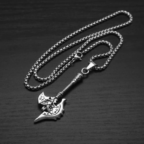 Collar de Acero Inoxidable, acero inoxidable 304, Recubrimiento iónico al vacío, diferentes estilos para la opción & para hombre, más colores para la opción, Vendido por UD