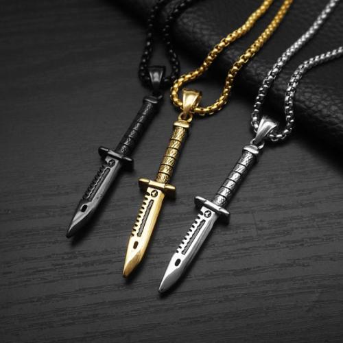 Collar de Acero Inoxidable, acero inoxidable 304, Recubrimiento iónico al vacío, diferentes estilos para la opción & para hombre, más colores para la opción, Vendido por UD