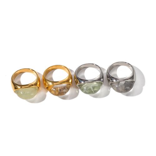 Anillos de Acero Inoxidable, acero inoxidable 304, con resina, chapado, Joyería & diverso tamaño para la opción & para mujer, más colores para la opción, Vendido por UD