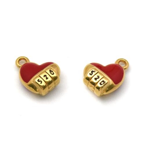 Pendentifs en acier inoxydable émail, Acier inoxydable 304, Placage ionique sous vide, Forme différente pour le choix & DIY, plus de couleurs à choisir Vendu par sac