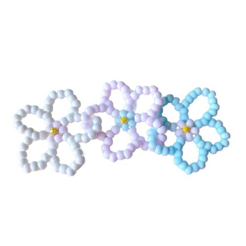 Accessoire de cheveux résultats bricolage, résine, fleur, DIY & creux, couleurs mélangées Vendu par sac