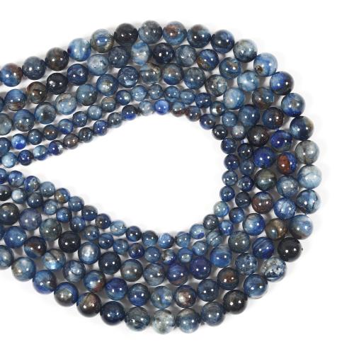 perles de disthène bleu, Rond, DIY & normes différentes pour le choix, bleu Environ 38 cm, Vendu par brin