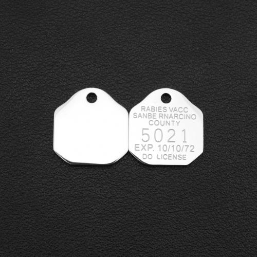 Pendentifs en acier inoxydable, Acier inoxydable 304, poli, DIY Vendu par PC