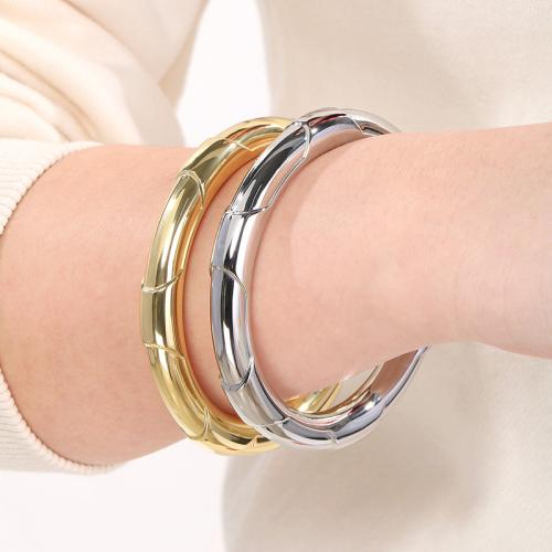 Stainless Steel Bangle, 304 Stainless Steel, plated, fashion jewelry 