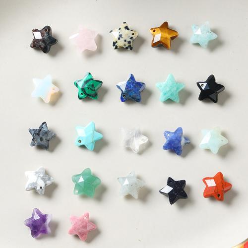 Pendentif bijoux de pierre gemme, Pierre naturelle, étoile, DIY & différents matériaux pour le choix, plus de couleurs à choisir Vendu par PC