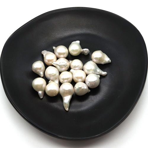 Perles nacres baroques de culture d'eau douce , perle d'eau douce cultivée, DIY, About：12x15- Vendu par PC