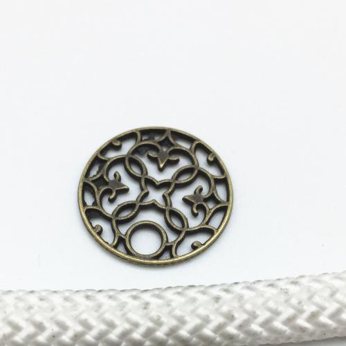 Pendentifs creux en alliage de zinc, Plaqué de couleur de bronze antique, DIY Environ Vendu par sac