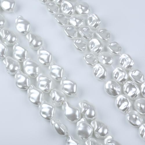 Perles nacres baroques de culture d'eau douce , Shell Pearl, Irrégulière, DIY & normes différentes pour le choix, plus de couleurs à choisir, Vendu par brin