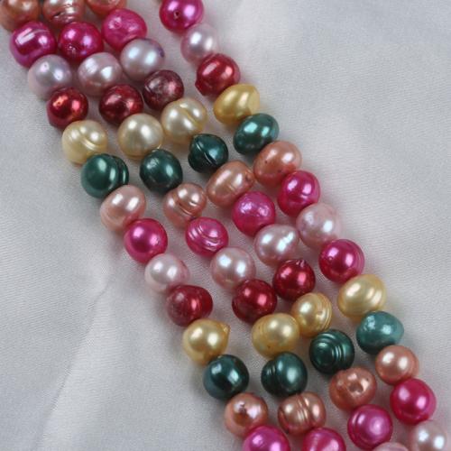 Perle comme Pommes de terre perles d'eau douce, perle d'eau douce cultivée, pomme de terre, teints & DIY, couleurs mélangées, Vendu par brin