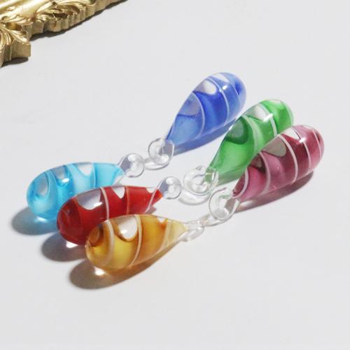 Pendentifs artisanaux au style murano, chalumeau, DIY, plus de couleurs à choisir Vendu par PC[