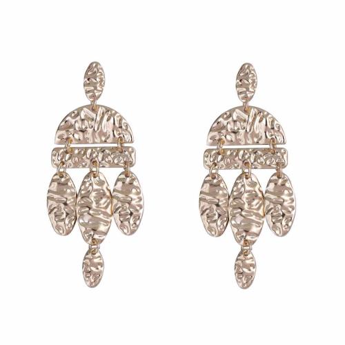 Zinc Alloy Drop Earring, gold color plated, fashion jewelry, golden 