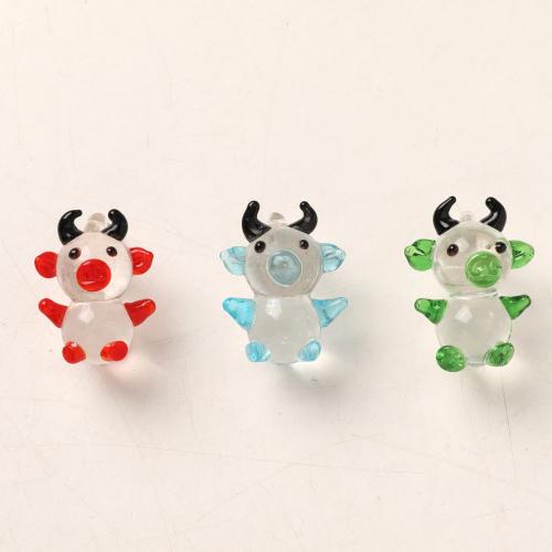 Animal Lampwork Pendants, Bull, DIY [