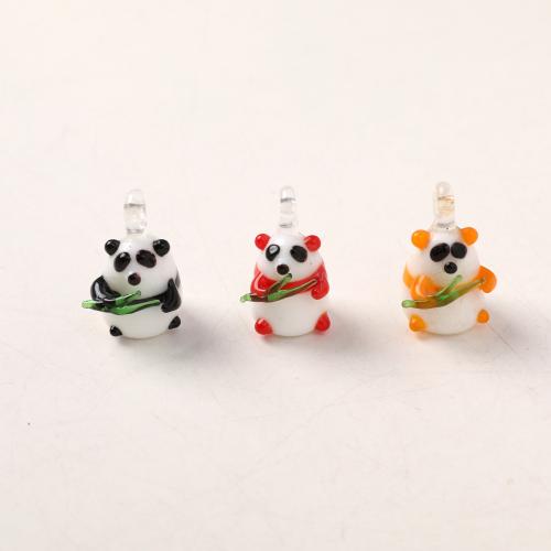 Animal Lampwork Pendants, Panda, DIY [