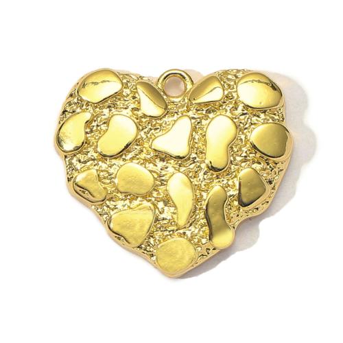 Cubic Zirconia Micro Pave Brass Pendant, gold color plated, DIY & micro pave cubic zirconia & enamel 