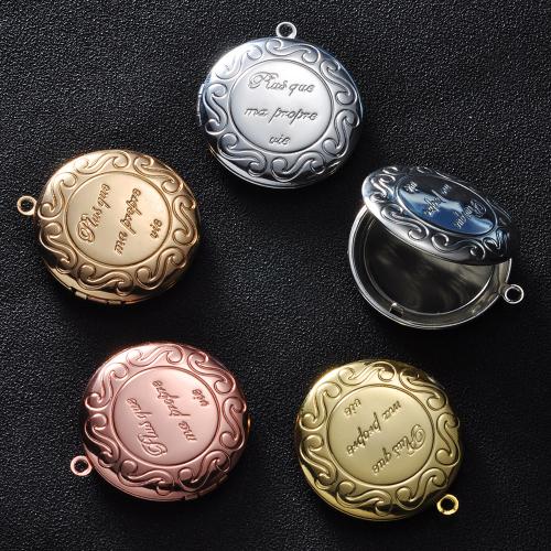 Pendentif médaillon en laiton, Placage, DIY, plus de couleurs à choisir Vendu par sac