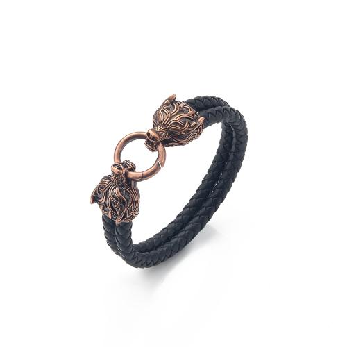 Bracelets cordon en nylon, laiton, avec Nylon, tigre, Placage, unisexe, plus de couleurs à choisir Vendu par PC