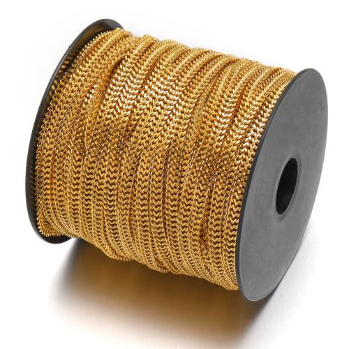 Cadenilla de acero inoxidable, acero inoxidable 304, chapado, Bricolaje, más colores para la opción, 5.5mm, 1m/Bolsa, Vendido por Bolsa