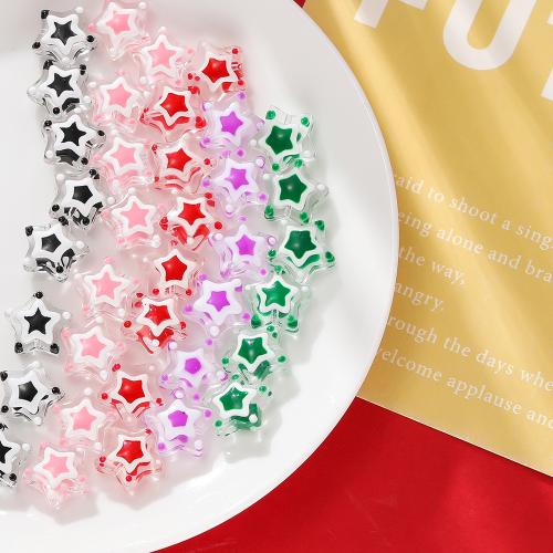 Christmas Lampwork Beads, Star, DIY 