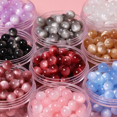 Perles de résine imitation de pierres précieuses, Rond, goutté d'époxy, DIY, plus de couleurs à choisir, 10mm Environ 2mm, Environ Vendu par sac