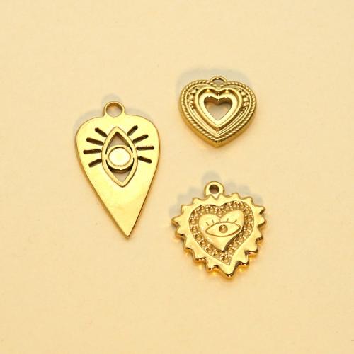 ステンレスのペンダント, 304ステンレススチール, ハート形, 真空イオンプレーティング, DIY & 異なるサイズの選択, 無色, 10パソコン/バッグ, 売り手 バッグ