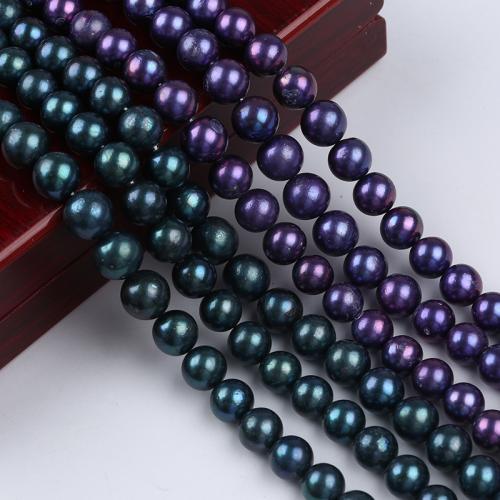 Perles de nacre rondes de culture d'eau douce, perle d'eau douce cultivée, teints & DIY, plus de couleurs à choisir, About：12-15mm, Vendu par brin