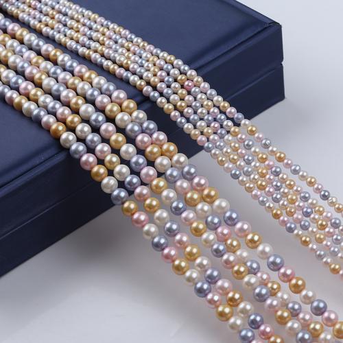 Perles de nacre rondes de culture d'eau douce, perle d'eau douce cultivée, DIY & normes différentes pour le choix, plus de couleurs à choisir, Vendu par brin