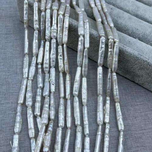 Perles de nacre de culture d'eau douce Biwa, perle d'eau douce cultivée, Pipa, DIY, blanc Environ Vendu par brin