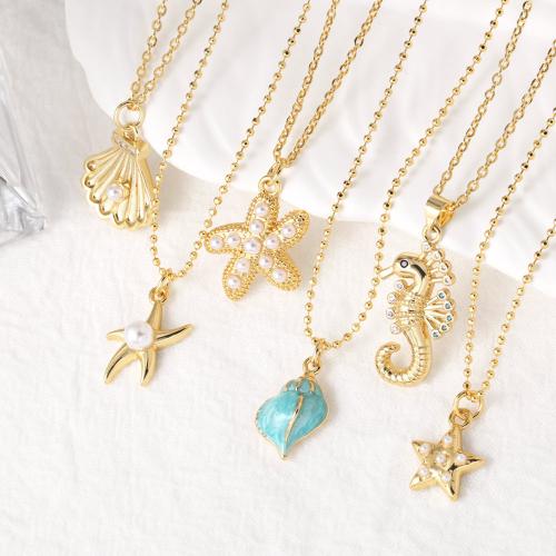 Collier en laiton fait à la main, avec perle de plastique, Plaqué d'or, bijoux de mode & styles différents pour le choix & pour femme cm, Vendu par PC