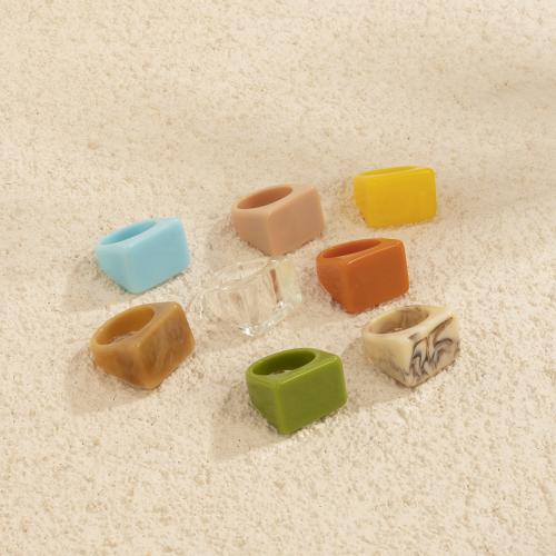 Resin Finger Ring, fashion jewelry & Unisex 