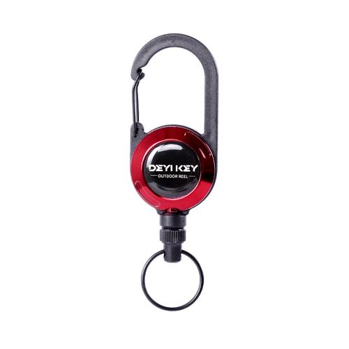 alliage de zinc Boucle de traction facile, unisexe & rétractable, plus de couleurs à choisir Vendu par PC