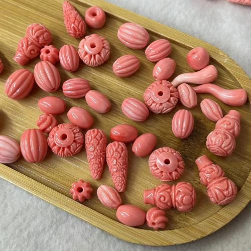 Природные стеклянные бусы, Ракушка, резной, Различная форма для выбора & DIY, Много цветов для выбора, 10ПК/сумка, продается сумка