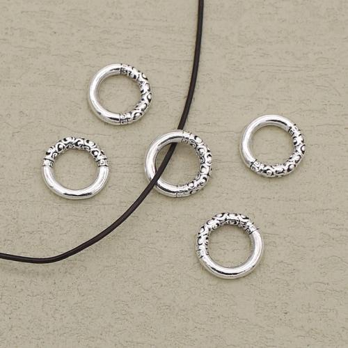 Bijoux pendentifs en Zinc alliage , alliage de zinc, Placage de couleur argentée, DIY, argent Environ 8mm, Vendu par PC