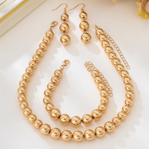 Ensembles-cadeaux bijoux, Acrylique, Bracelet & boucle d'oreille & collier, trois pièces & bijoux de mode & pour femme, Vendu par fixé