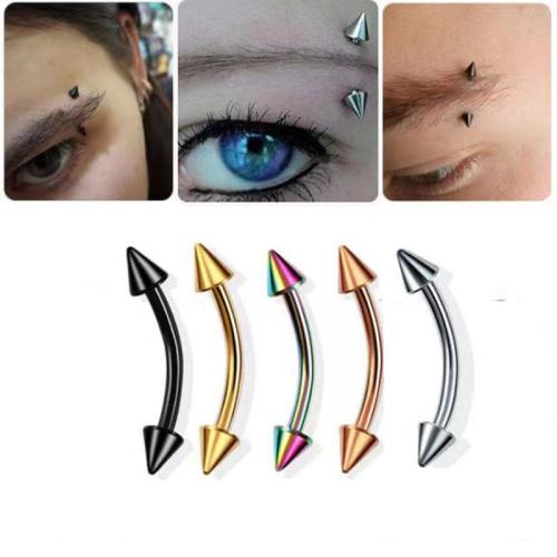 Acier inoxydable 304 Piercing Piercing Bijoux, Placage, unisexe & normes différentes pour le choix, plus de couleurs à choisir, Vendu par PC