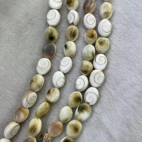 Meer-Muschelperlen, Muschel, DIY & verschiedene Größen vorhanden, keine, Länge:ca. 38 cm, verkauft von Strang