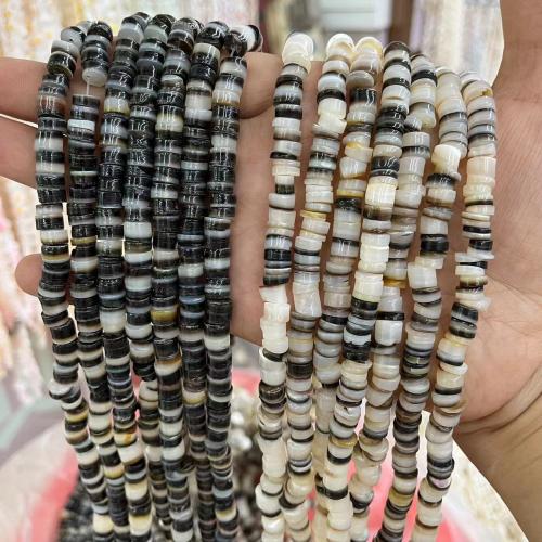 Природные стеклянные бусы, Ракушка, DIY, Много цветов для выбора, 7mm, Приблизительно 140ПК/сумка, продается сумка