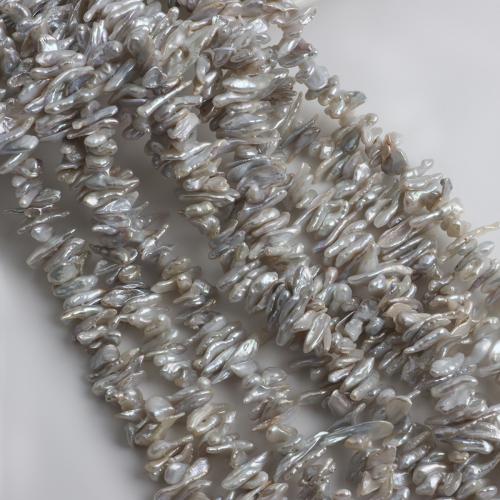 Petites perles cultivées en eau douce, perle d'eau douce cultivée, Pipa, DIY, About：8-9mm cm, Vendu par PC