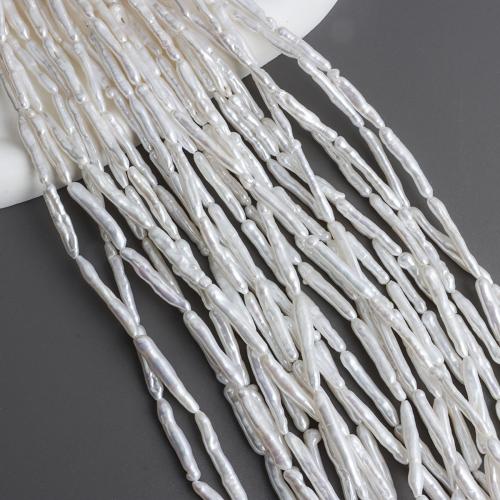 Perles nacres baroques de culture d'eau douce , perle d'eau douce cultivée, DIY, blanc, About：25-30MM cm, Vendu par brin