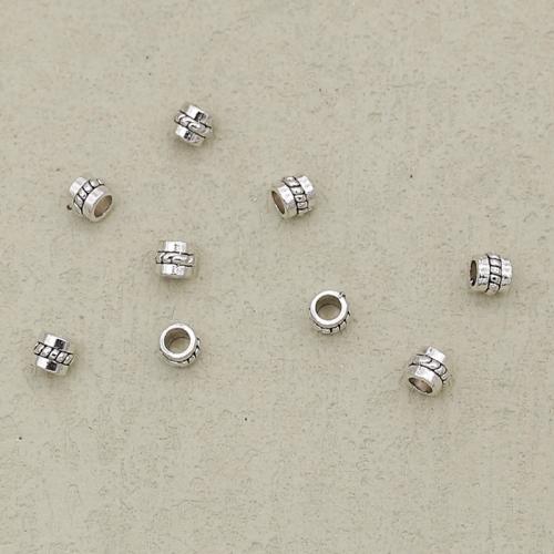 Perles intercalaires en alliage de zinc, Placage de couleur argentée, DIY, argent Environ 2.5mm, Vendu par PC[