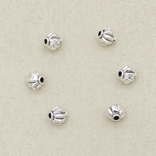 Zinklegierung Schmuckperlen, Laterne, silberfarben plattiert, DIY & verschiedene Größen vorhanden, Silberfarbe, verkauft von PC